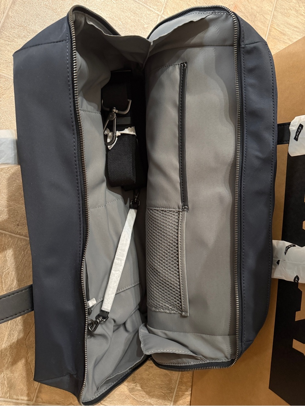 Away Navy Everywhere Bag with Black Handles - Picture 2 of 3
